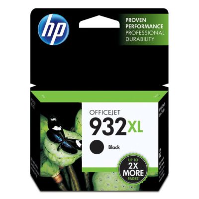 hp 932XL High Yield Ink Cartridge, Black Single Pack, CN053AE